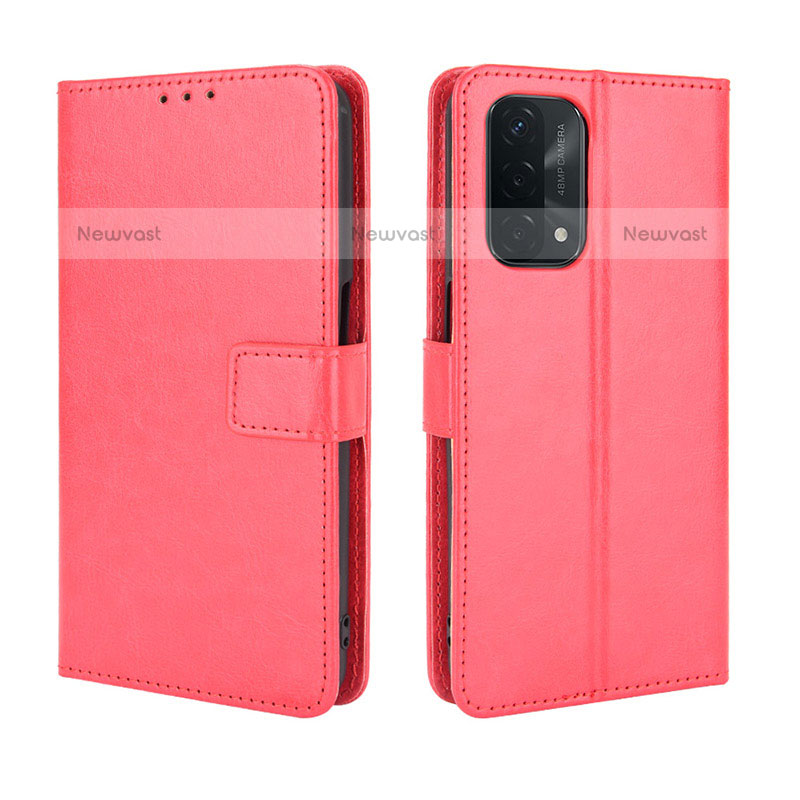 Leather Case Stands Flip Cover Holder BY5 for OnePlus Nord N200 5G