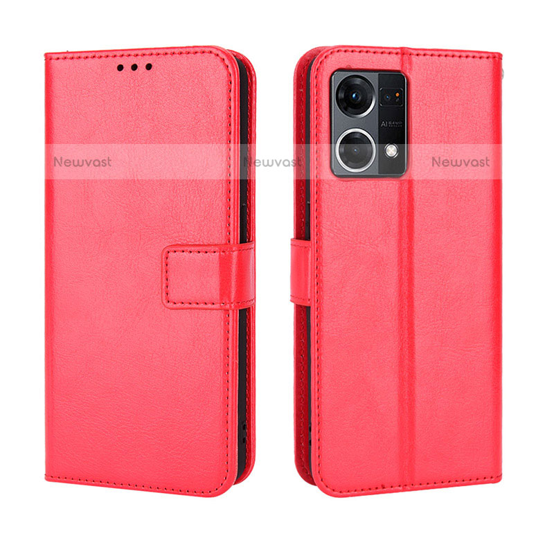 Leather Case Stands Flip Cover Holder BY5 for Oppo F21s Pro 4G