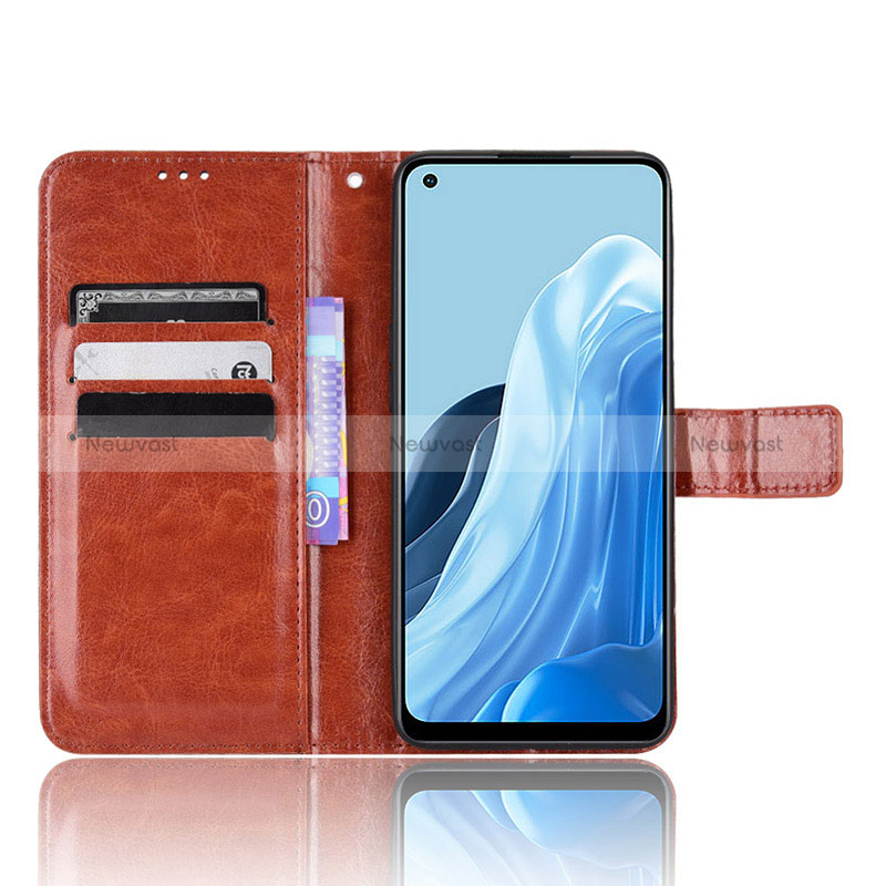 Leather Case Stands Flip Cover Holder BY5 for Oppo Reno7 4G