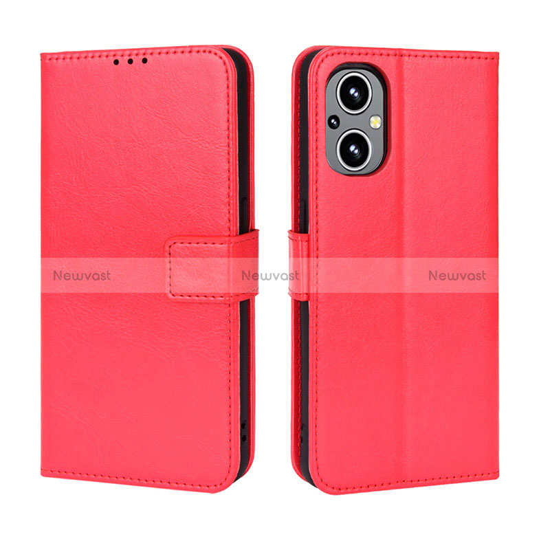 Leather Case Stands Flip Cover Holder BY5 for Oppo Reno7 Lite 5G