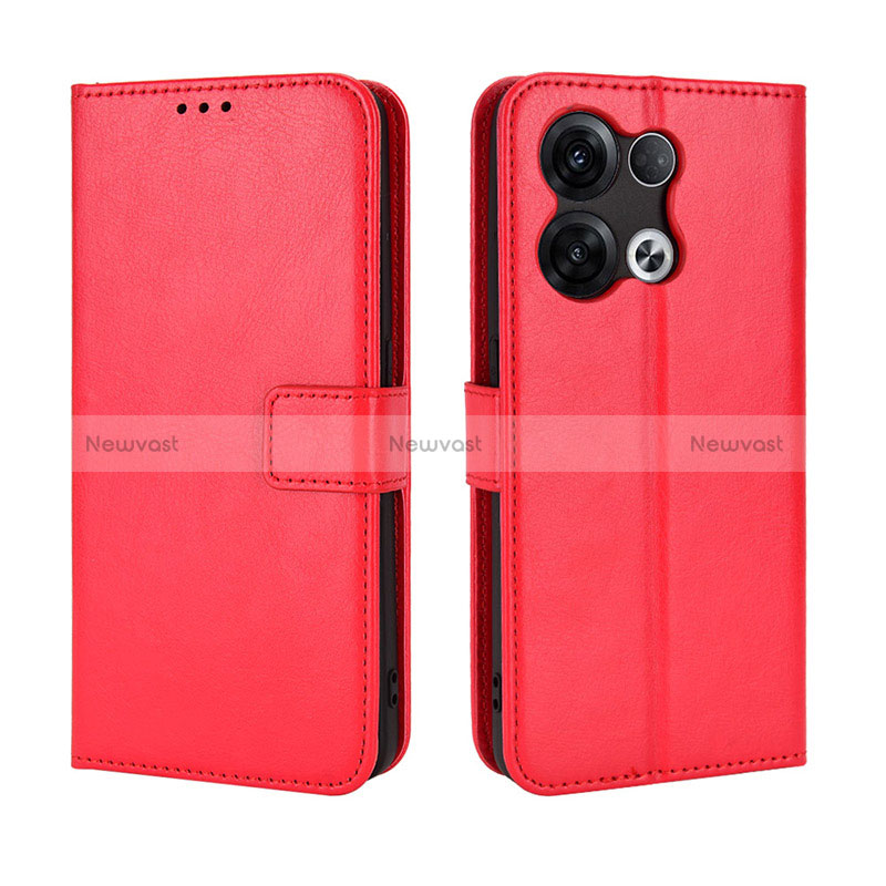 Leather Case Stands Flip Cover Holder BY5 for Oppo Reno8 Pro 5G