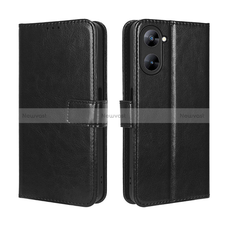 Leather Case Stands Flip Cover Holder BY5 for Realme Q5x 5G