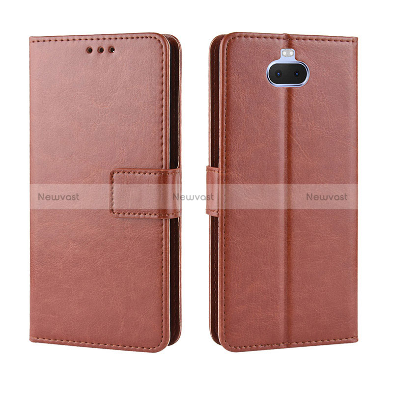 Leather Case Stands Flip Cover Holder BY5 for Sony Xperia 10