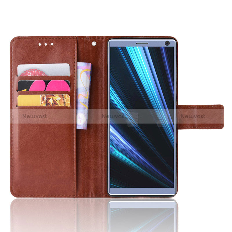 Leather Case Stands Flip Cover Holder BY5 for Sony Xperia 10