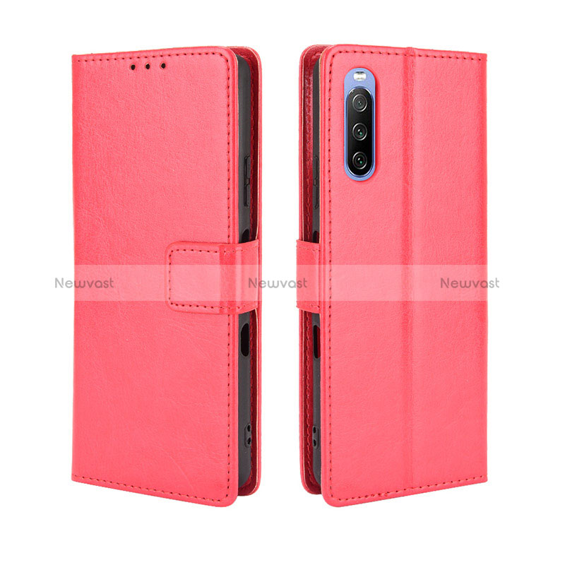 Leather Case Stands Flip Cover Holder BY5 for Sony Xperia 10 III SO-52B