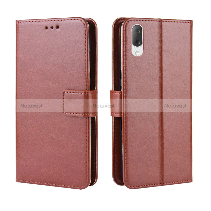 Leather Case Stands Flip Cover Holder BY5 for Sony Xperia L3