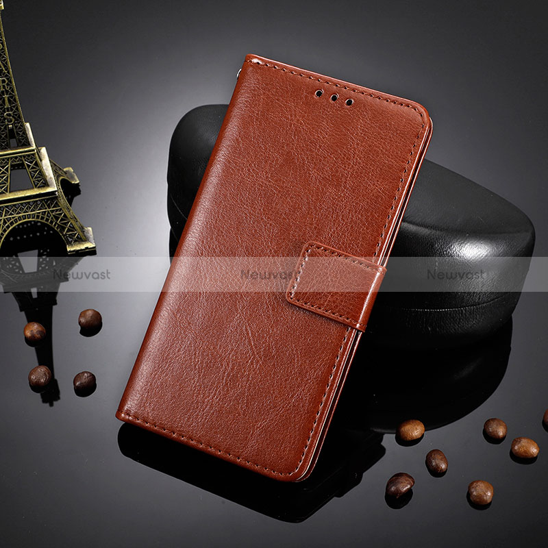 Leather Case Stands Flip Cover Holder BY5 for Vivo T1 5G India