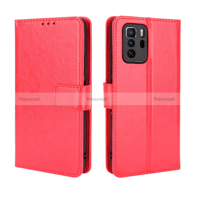 Leather Case Stands Flip Cover Holder BY5 for Xiaomi Poco X3 GT 5G