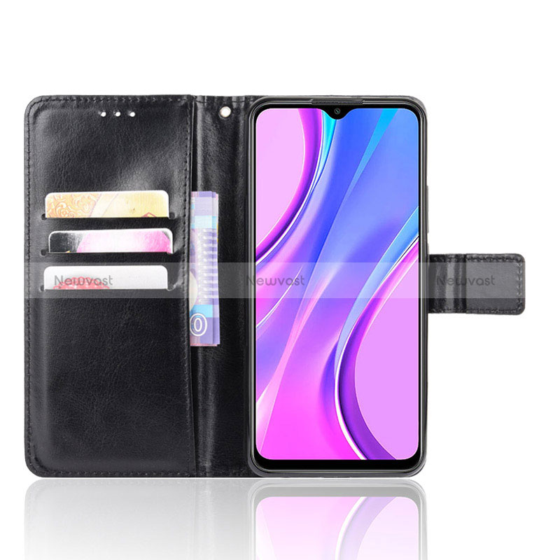 Leather Case Stands Flip Cover Holder BY5 for Xiaomi Redmi 9