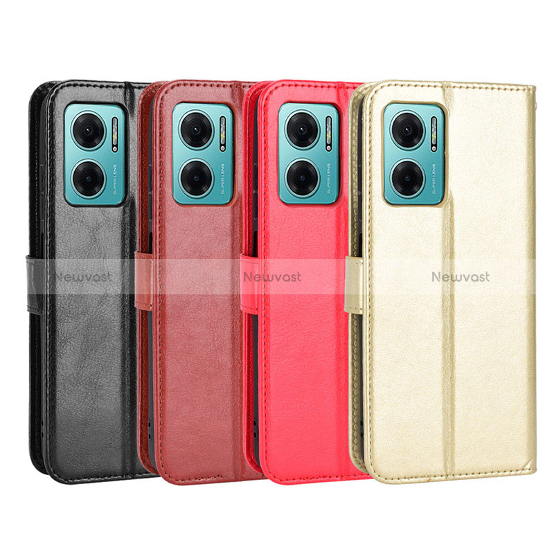 Leather Case Stands Flip Cover Holder BY5 for Xiaomi Redmi Note 11E 5G