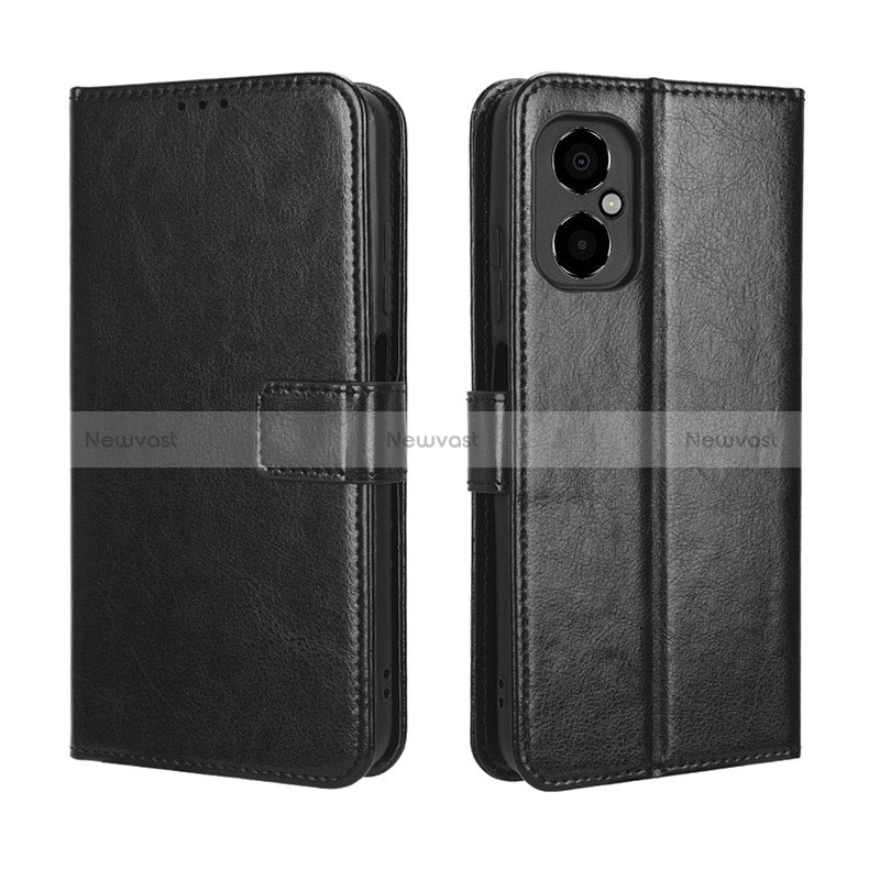 Leather Case Stands Flip Cover Holder BY5 for Xiaomi Redmi Note 11R 5G