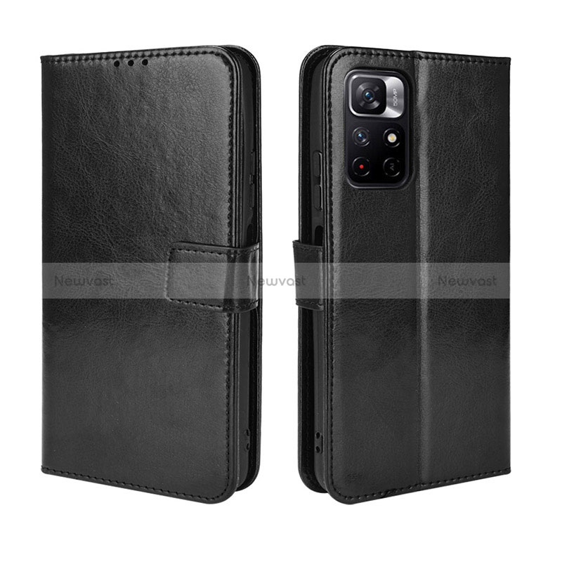 Leather Case Stands Flip Cover Holder BY5 for Xiaomi Redmi Note 11S 5G