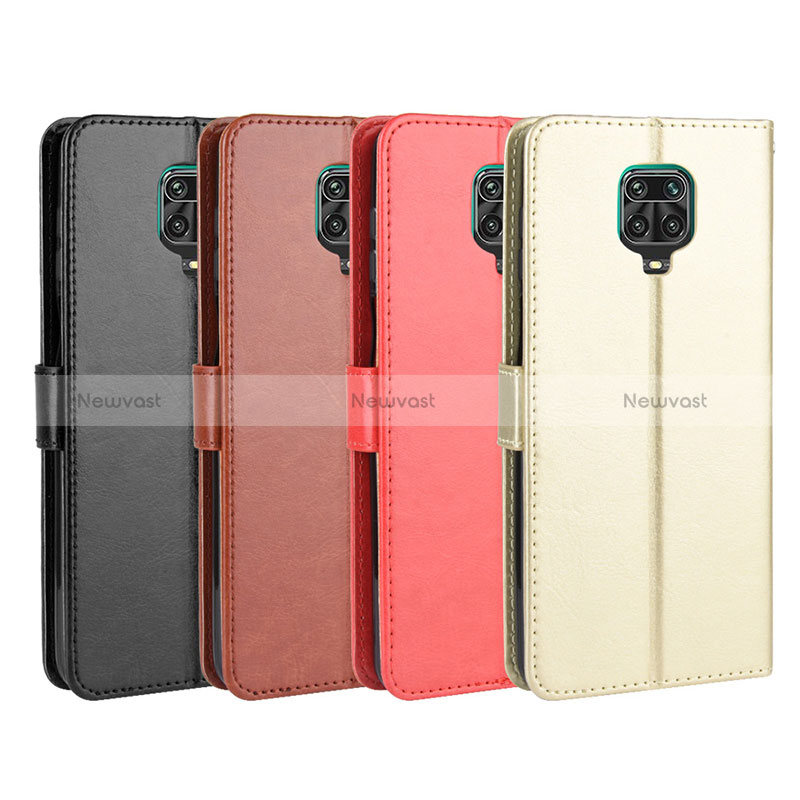 Leather Case Stands Flip Cover Holder BY5 for Xiaomi Redmi Note 9 Pro