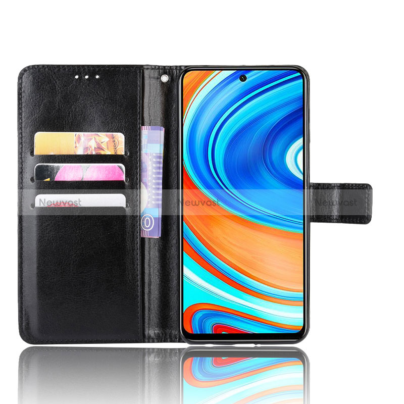 Leather Case Stands Flip Cover Holder BY5 for Xiaomi Redmi Note 9 Pro