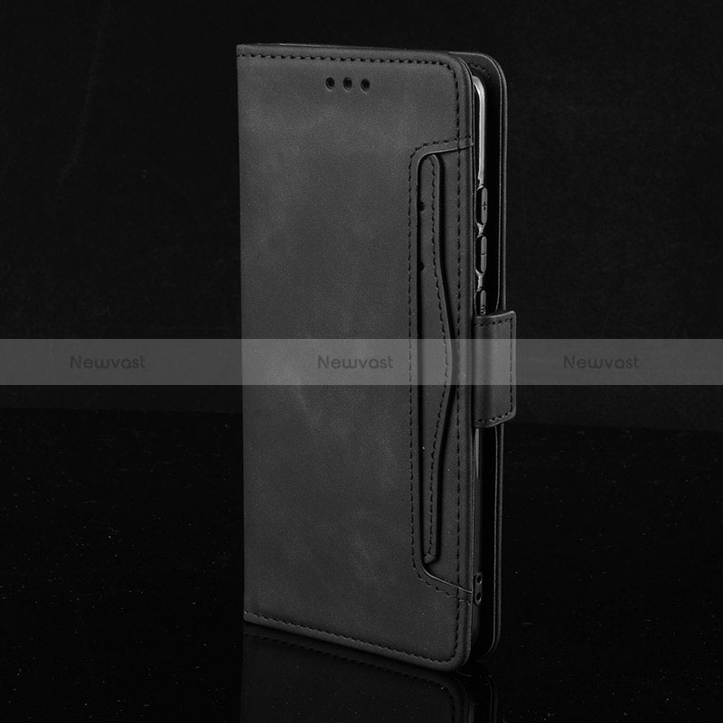 Leather Case Stands Flip Cover Holder BY6 for Google Pixel 4 Black