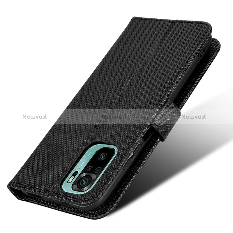 Leather Case Stands Flip Cover Holder BY6 for Xiaomi Poco M5S