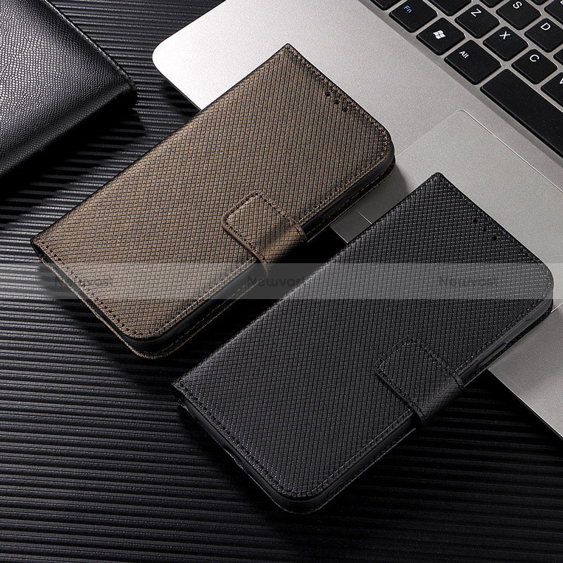 Leather Case Stands Flip Cover Holder BY6 for Xiaomi Redmi 10C 4G