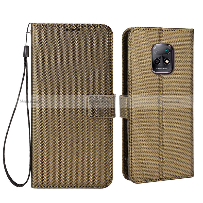 Leather Case Stands Flip Cover Holder BY6 for Xiaomi Redmi 10X 5G