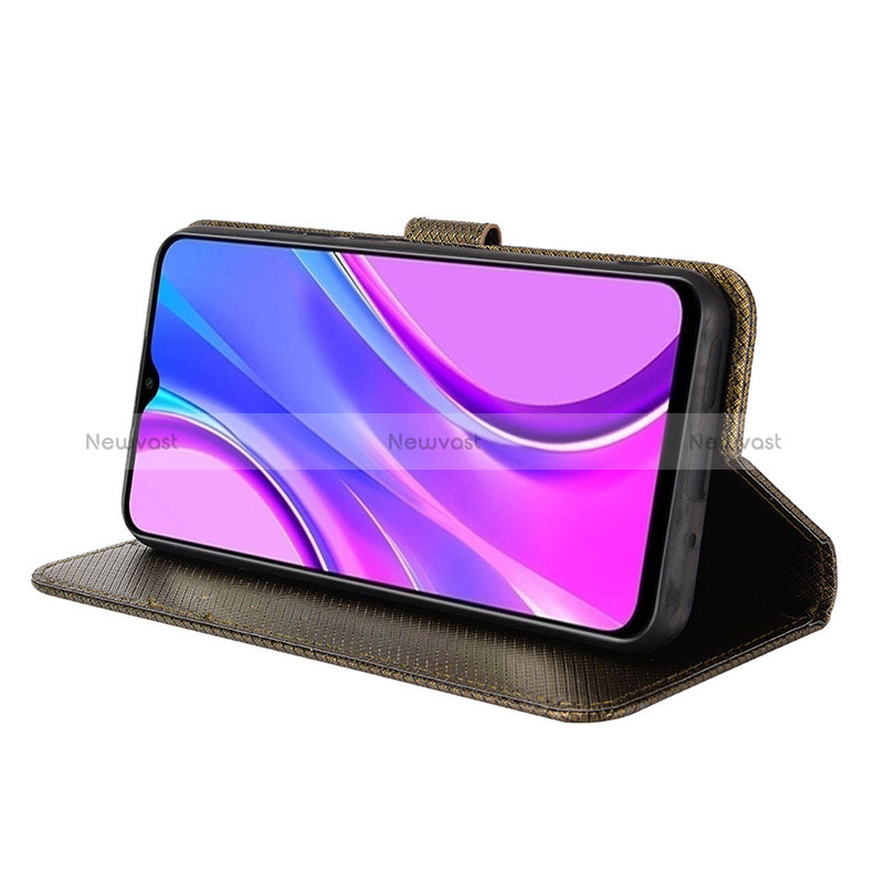 Leather Case Stands Flip Cover Holder BY6 for Xiaomi Redmi 9C NFC