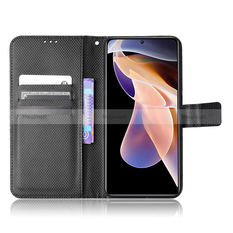 Leather Case Stands Flip Cover Holder BY6 for Xiaomi Redmi Note 11 Pro+ Plus 5G