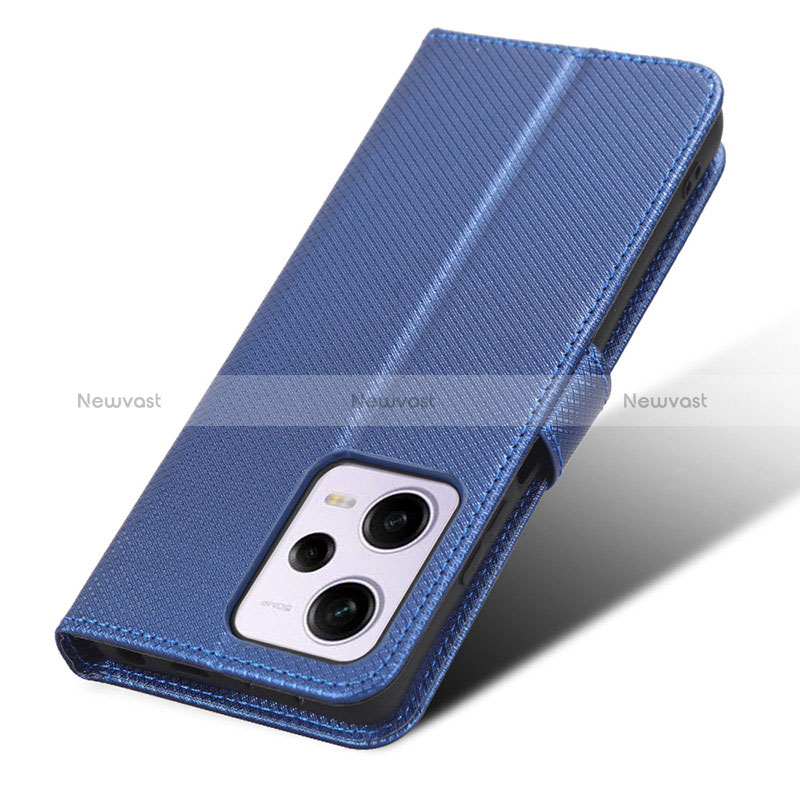 Leather Case Stands Flip Cover Holder BY6 for Xiaomi Redmi Note 12 Pro 5G