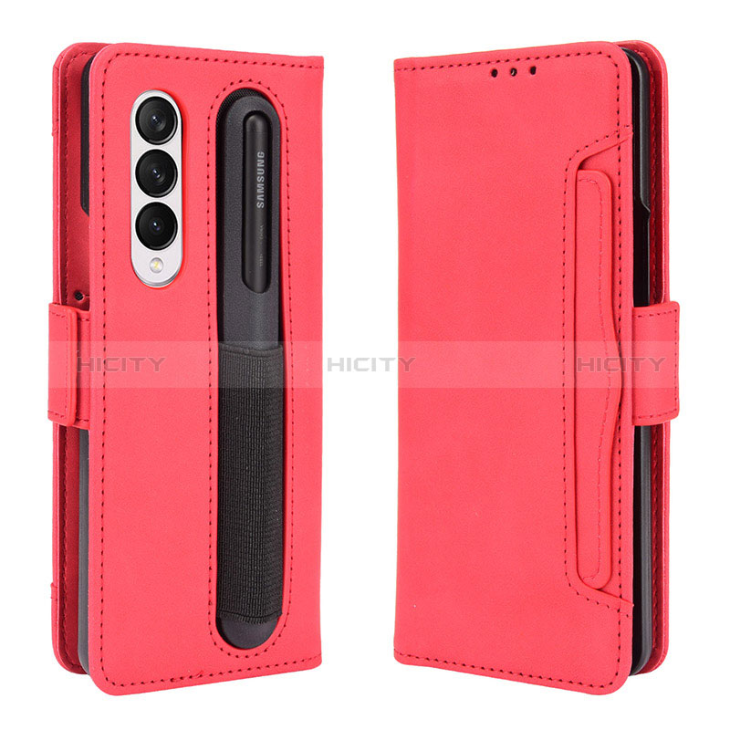 Leather Case Stands Flip Cover Holder BY9 for Samsung Galaxy Z Fold4 5G