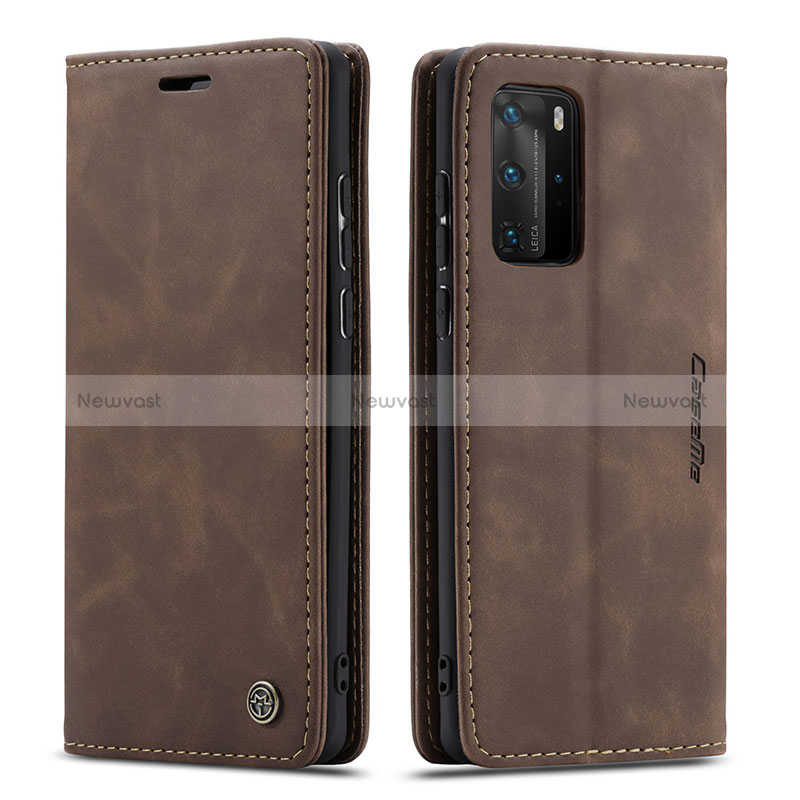 Leather Case Stands Flip Cover Holder C01S for Huawei P40 Pro