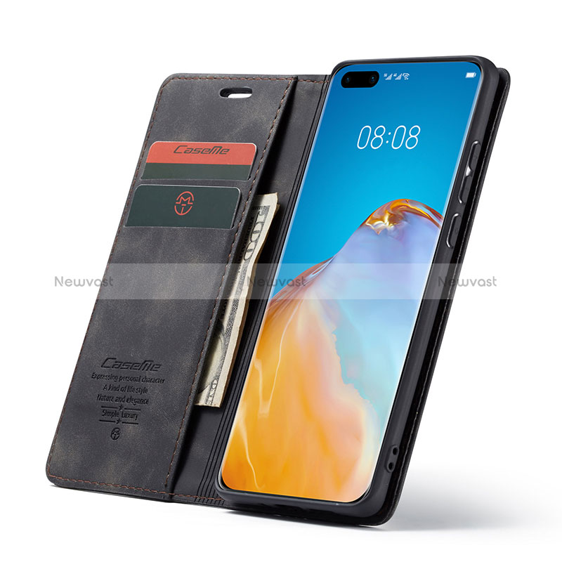 Leather Case Stands Flip Cover Holder C01S for Huawei P40 Pro
