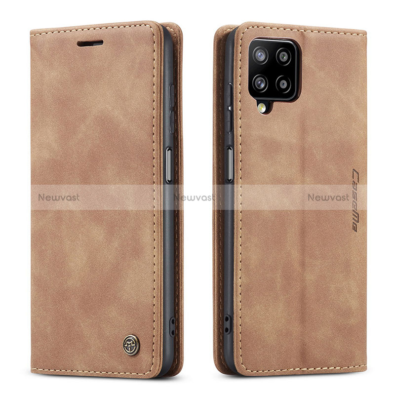 Leather Case Stands Flip Cover Holder C01S for Samsung Galaxy A12 Nacho