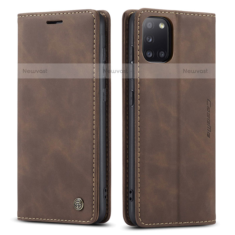 Leather Case Stands Flip Cover Holder C01S for Samsung Galaxy A31