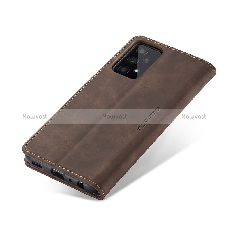 Leather Case Stands Flip Cover Holder C01S for Samsung Galaxy A32 4G