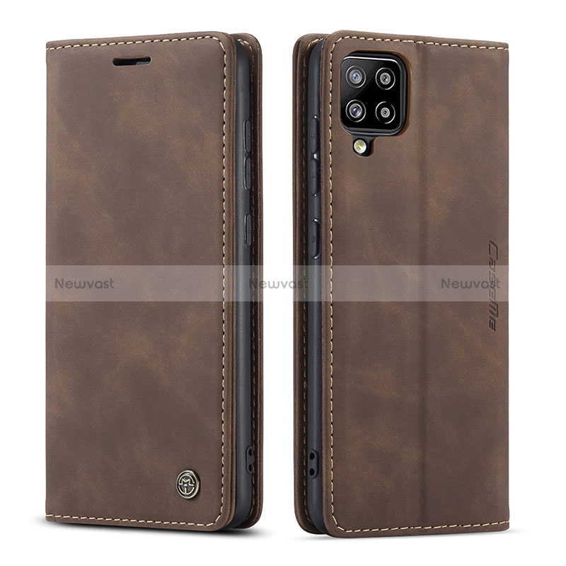 Leather Case Stands Flip Cover Holder C01S for Samsung Galaxy A42 5G