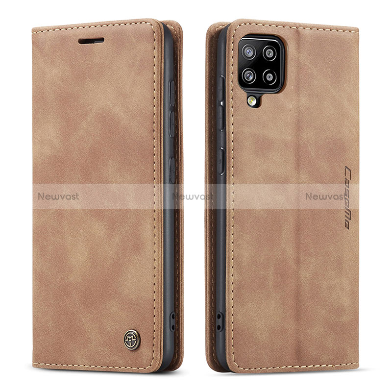 Leather Case Stands Flip Cover Holder C01S for Samsung Galaxy A42 5G