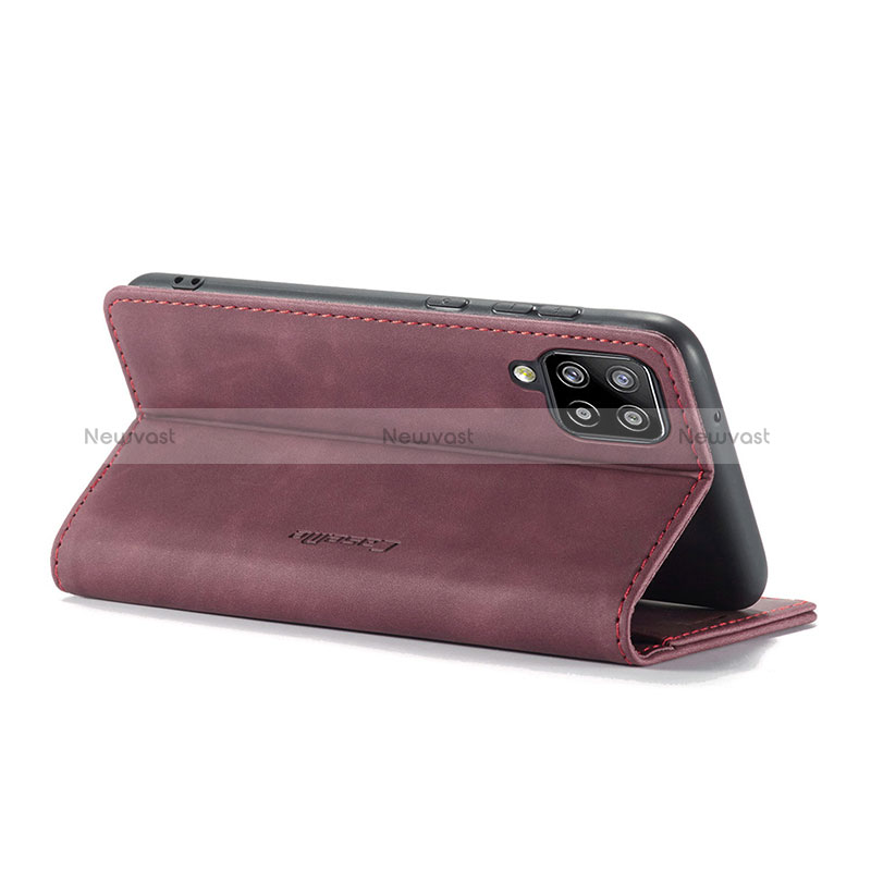 Leather Case Stands Flip Cover Holder C01S for Samsung Galaxy A42 5G