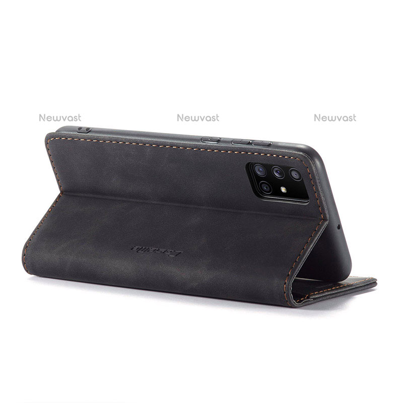 Leather Case Stands Flip Cover Holder C01S for Samsung Galaxy A51 4G