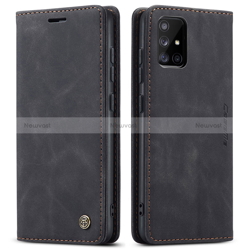 Leather Case Stands Flip Cover Holder C01S for Samsung Galaxy A51 5G