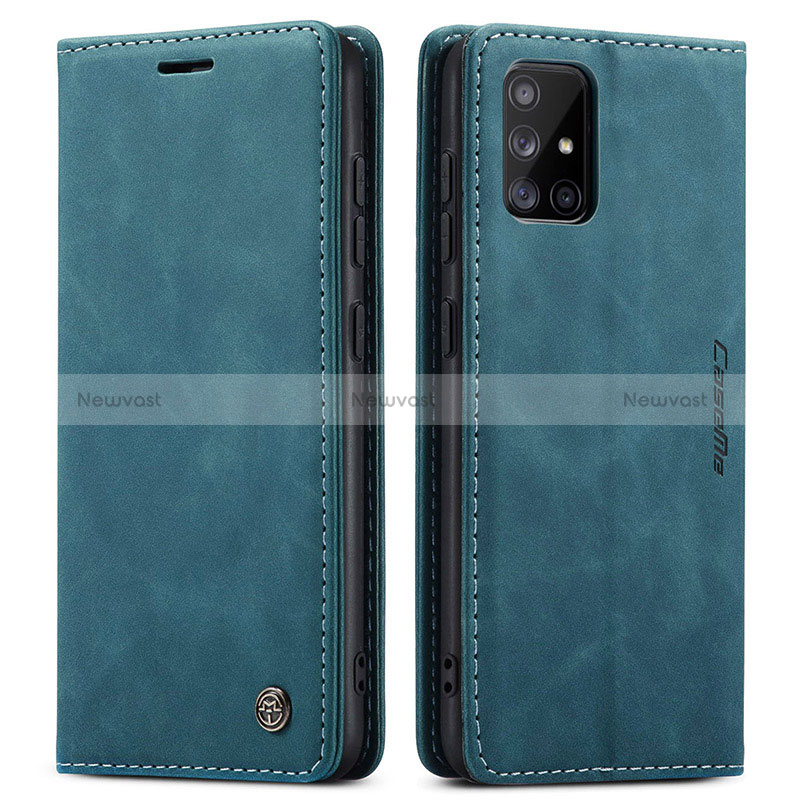 Leather Case Stands Flip Cover Holder C01S for Samsung Galaxy A71 5G