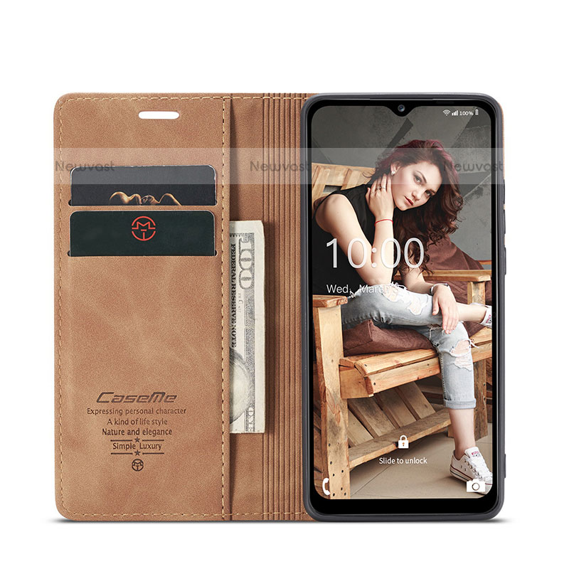 Leather Case Stands Flip Cover Holder C01S for Samsung Galaxy F12