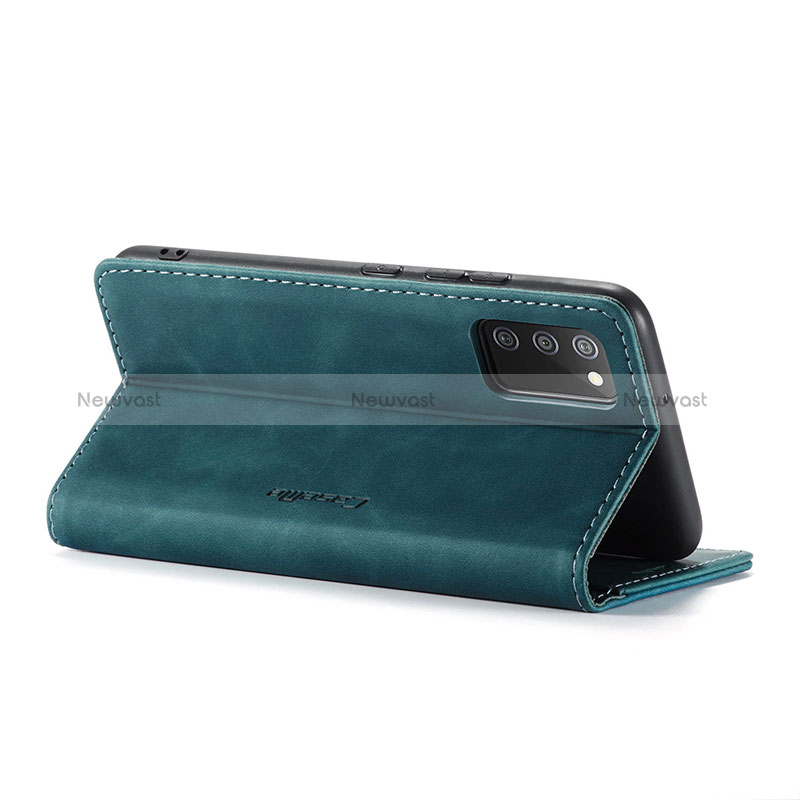 Leather Case Stands Flip Cover Holder C01S for Samsung Galaxy M02s