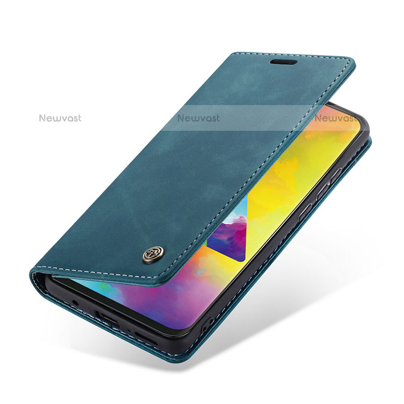 Leather Case Stands Flip Cover Holder C01S for Samsung Galaxy M20
