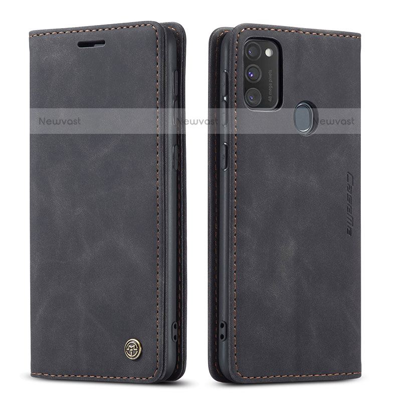 Leather Case Stands Flip Cover Holder C01S for Samsung Galaxy M21