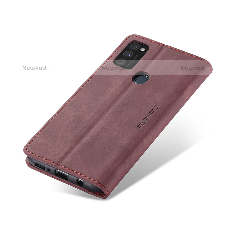 Leather Case Stands Flip Cover Holder C01S for Samsung Galaxy M30s