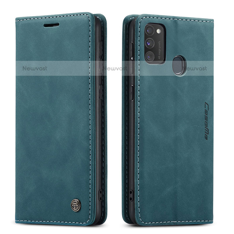 Leather Case Stands Flip Cover Holder C01S for Samsung Galaxy M30s