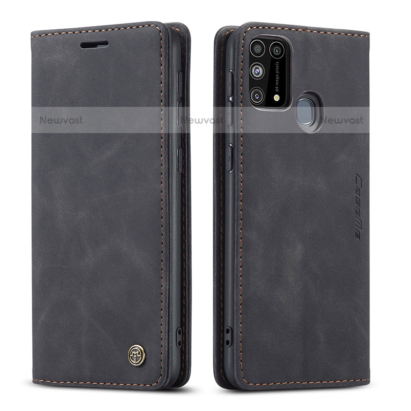 Leather Case Stands Flip Cover Holder C01S for Samsung Galaxy M31 Prime Edition