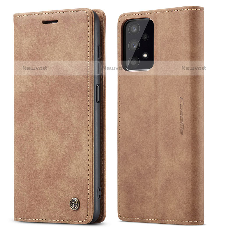 Leather Case Stands Flip Cover Holder C01S for Samsung Galaxy M32 5G