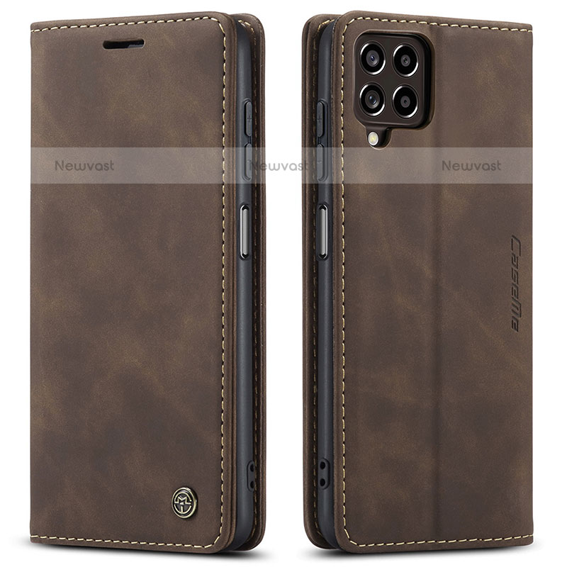 Leather Case Stands Flip Cover Holder C01S for Samsung Galaxy M33 5G