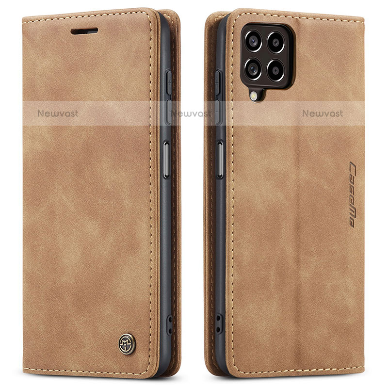 Leather Case Stands Flip Cover Holder C01S for Samsung Galaxy M53 5G