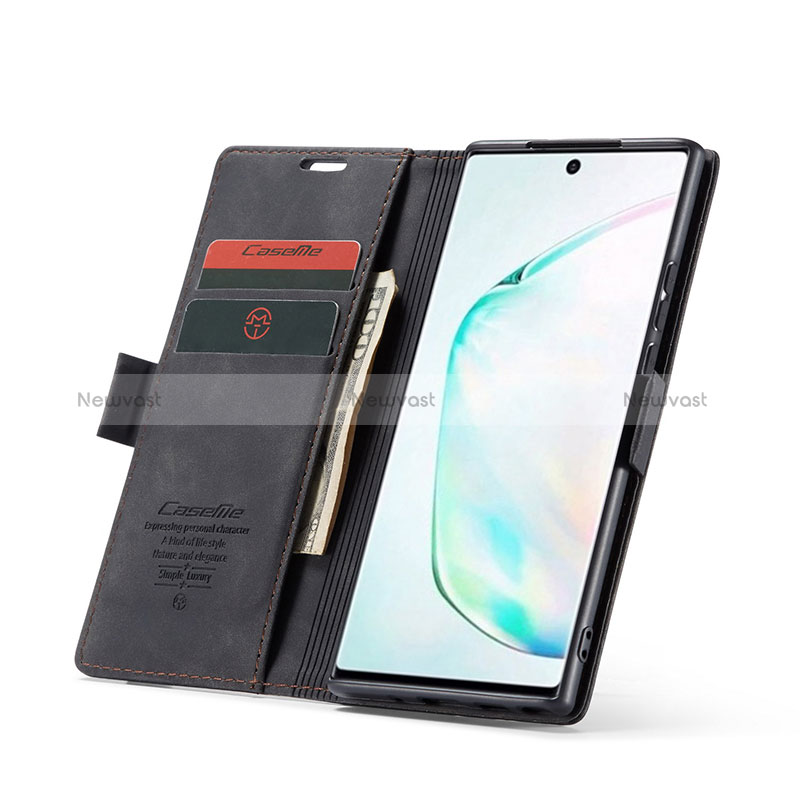 Leather Case Stands Flip Cover Holder C01S for Samsung Galaxy M60s