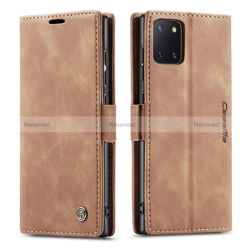 Leather Case Stands Flip Cover Holder C01S for Samsung Galaxy M60s