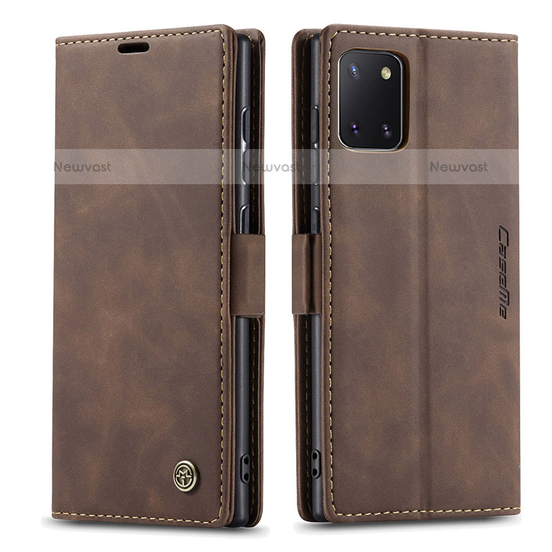 Leather Case Stands Flip Cover Holder C01S for Samsung Galaxy Note 10 Lite